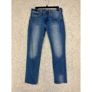 Levis 511 Jeans Mens 30x30 Blue Denim Slim Fit Straight Med Wash Casual Pockets